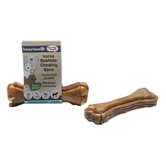 Beeztees skanėstai šunims kramtomasis kaulas iš arklio odos, Matmenys: 17 cm — 3 nuotrauka