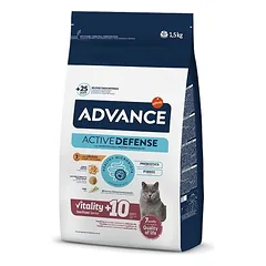 Advance Cat Senior 10+ Sterilized sausas maistas vyresniems sterilizuotiems katėms su vištiena ir miežiais, 1.5 kg