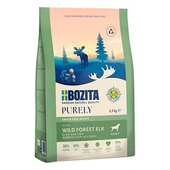 Bozita Dog Purely Adult Grain Free su briedžiu, sausas maistas šunims, Ekonominė pakuotė: 2 x 2,5 kg — 2 nuotrauka