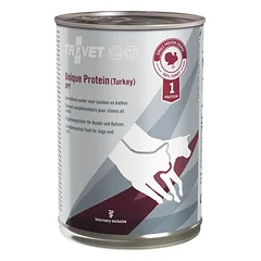 TROVET Unique Protein Turkey UPT šunims ir katėms kalakutiena 400 g