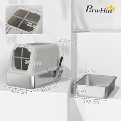 Katės tualetas 60.4 x 40.4 x 41.8 cm — 3 nuotrauka