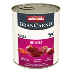 Animonda GranCarno Adult konservai su širdimis šunims