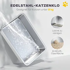 Katės tualetas 60.4 x 40.4 x 41.8 cm — 4 nuotrauka