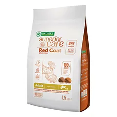Nature’s Protection Superior Care Red Coat Adult Small Breeds Salmon - maistas raudoniems mažų veislių šunims, su lašiša ir kriliu, 10kg — 3 nuotrauka