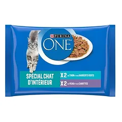 PURINA ONE Junior drėgnas maistas katėms 4 x 85 g, 80 - 99 g — 3 nuotrauka