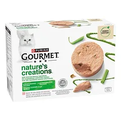 Gourmet Nature's Creations paštetas, drėgnas maistas katėms 12 x 85 g — 4 nuotrauka