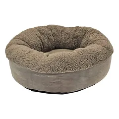 Nobby patogus guolis šunims Donut Teddy, taupe spalvos