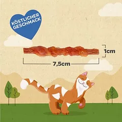 Meowee! Chicken Twister Sticks, skanėstai katėms — 4 nuotrauka