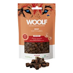 WOOLF Soft Cubes Beef Monoprotein 100g minkšti kubeliai su jautiena