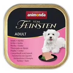 Vom feinsten Adult 150 g konservai šunims su kalakutiena ir kumpiu