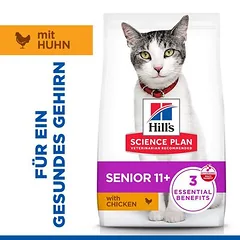 Hill's Science Plan Senior 11+ su vištiena, sausas maistas katėms, 3 - 4,9 kg — 3 nuotrauka