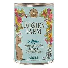 Rosie's Farm Adult drėgnas maistas katėms 6 x 400 g, Pute & Ente — 5 nuotrauka