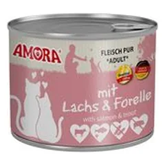 AMORA Cat Pur 6 x 200 g drėgnas maistas katėms — 5 nuotrauka