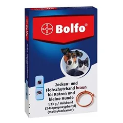 Bolfo antkaklis nuo blusų ir erkių katėms ir šunims, 38 cm