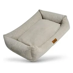 Orthopädisches Hundebett aus stilvollem Cord