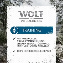 Wolf of Wilderness Training "Explore the Blue River" su vištiena ir lašiša, skanėstai šunims — 4 nuotrauka