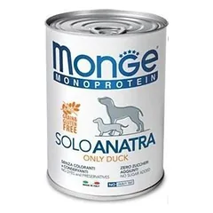 Monge Monoprotein konservuotas pašaras (antiena) 400g parduotuvėje mumbo.lt