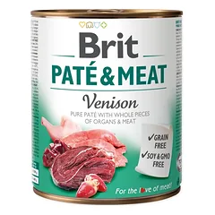 BRIT PATE & MEAT VENISON 800g