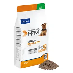 Virbac Veterinary HPM Senior Dog Small & Toy Dog sausas pašaras pagyvenusiems mažų veislių šunims