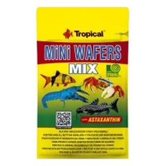 Tropical Mini Wafers Mix pašaras dugninėms žuvims 90 g