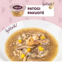 Delickcious sardinių sriuba katėms su krevetėmis ir moliūgais, 80g — 3 nuotrauka