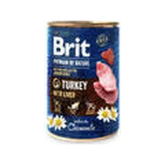 Brit Premium by Nature su kalakutiena ir kepenimis, drėgnas maistas šunims 400 g — 2 nuotrauka