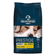 Pro-Nutrition Prestige adult all sizes healthy skin sausas maistas suaugusiems visų veislių šunims 12 kg