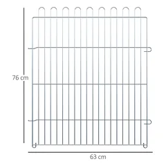 Šuniukų aptvaras 63 × 76 cm — 3 nuotrauka
