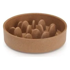 Camon lėto maitinimo bambukinis šunų dubenėlis, 175x47h mm, 800 ml