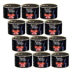 Dolina noteci Premium katėms su daug veršienos 12x185g