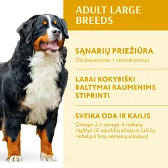 OPTIMEAL™ visavertis sausas pašaras didelių veislių šunims su vištiena, 12 kg — 2 nuotrauka