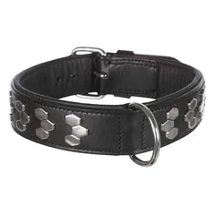 TRIXIE Active odinis antkaklis su metaline apdaila L 45-55cm/40mm juodas parduotuvėje petbaze.lt
