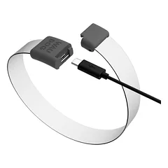 WAUDOG LED RGB šviečiantis antkaklis šuniui, įkraunamas per USB-C — 3 nuotrauka
