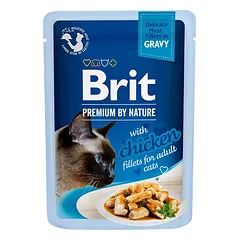 Brit Premium Delicate Chicken konservai katėms padaže