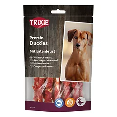 Trixie Premio kauliukai su antienos krūtinėle, skanėstas šunims, 100 g