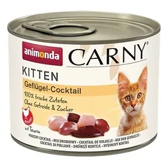 ANIMONDA Carny Kitten Poultry Cocktail 200 g paukštienos kokteilis kačiukams