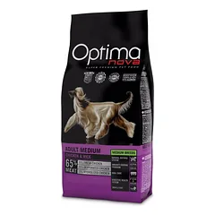 Optima Nova Dog Adult Medium Chicken & Rice sausas pašaras šunims