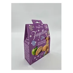 DoggyeBag FAGOTTINI Traškūs sausainiai su obuoliais 3x2x1cm 110 g (pak6)