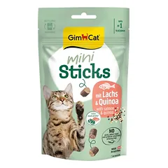 GimCat Mini Sticks su lašiša ir bolivine balanda skanėstai katėms su lašiša ir bolivine balanda, 50 g