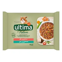 Ultima Cat Nature drėgnas maistas katėms 12 x 85 g — 2 nuotrauka