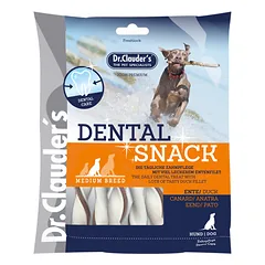 DR. CLAUDER'S Dental medium breed skanėstai šunims su antiena, 170 g