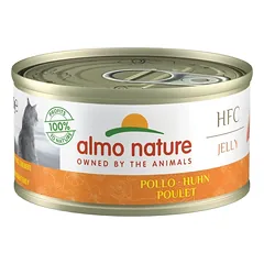 Almo Nature HFC Jelly Chicken 70g vištiena drebučiuose konservai katėms
