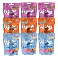 WAGG Mix skonių 9x125g skanėstai šunims