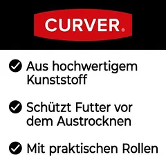 Curver Futterbehälter für Hunde, grün
