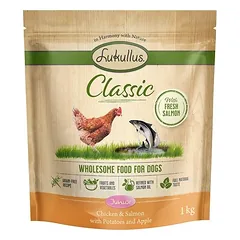 Lukullus Classic Junior su vištiena ir lašiša, sausas maistas šunims, < 1,4 kg — 2 nuotrauka