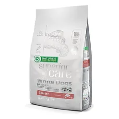 NATURES PROTECTION  Superior Care  White Dogs Grain Free Salmon Starter All Breeds 1,5kg