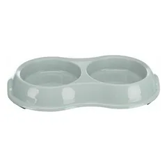 TRIXIE dviguba lengva augintinio dubenėlis, 2x0,2 l, 11 cm-26x4x14 cm (pakuotė 4)