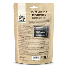 WILDES LAND Fleischsnacks Duck Breast Pieces užkandis šunims ir katėms su antiena, 200 g — 2 nuotrauka