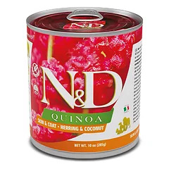 FARMINA N&D QUINOA – DOG Wet Herring&Coconut ADULT 285 g (pak.6)