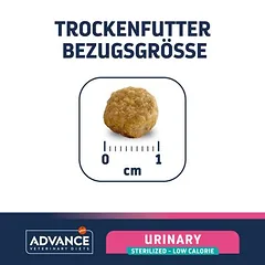 Advance Veterinary Diets Cat Urinary Sterilized Low Calorie sausas maistas katėms, 5 - 9,9 kg — 5 nuotrauka